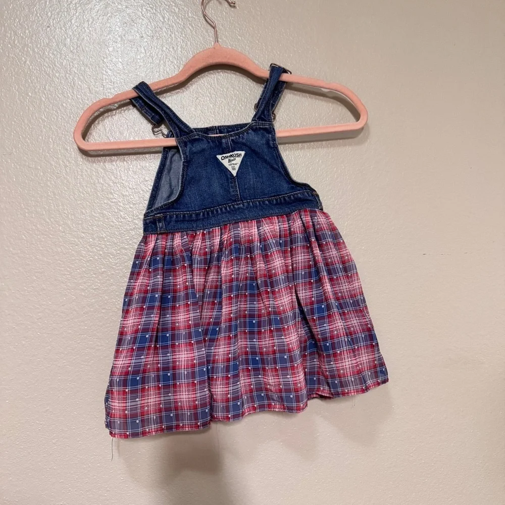 Carter's Denim and Plaid Kids Overalls
